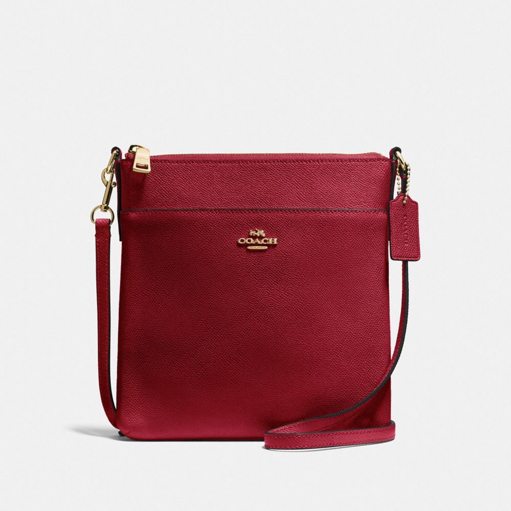 KITT MESSENGER CROSSBODY - 41320 - GD/DEEP RED