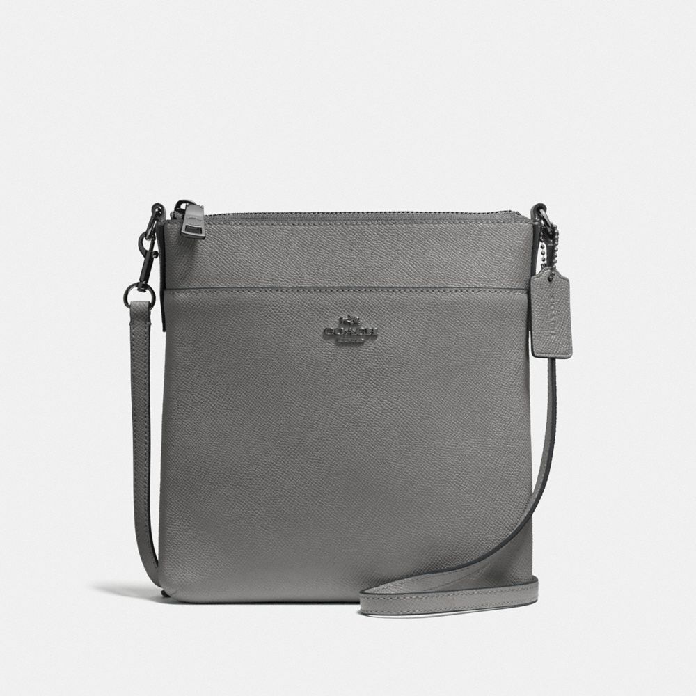 COACH 41320 Kitt Messenger Crossbody GUNMETAL/HEATHER GREY