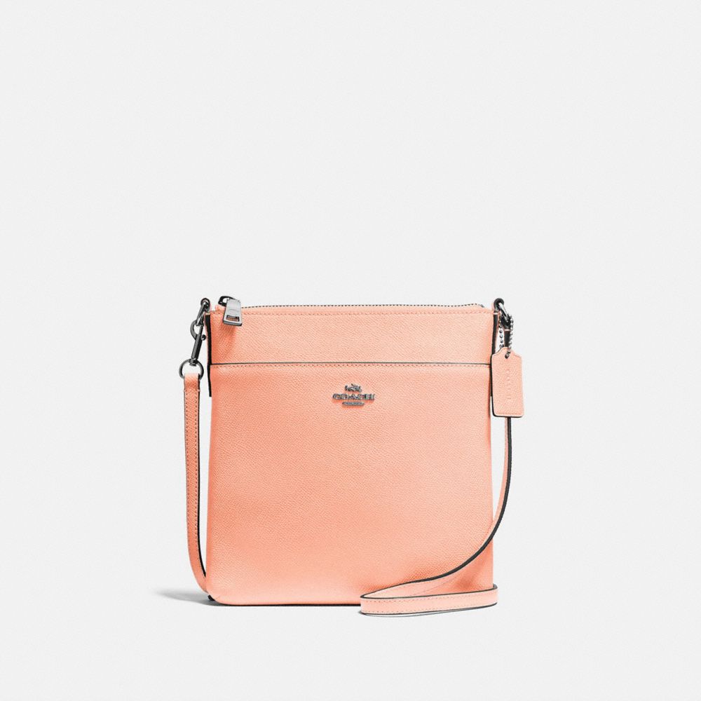 COACH 41320 - KITT MESSENGER CROSSBODY - PEWTER/FADED BLUSH | COACH NEW ...