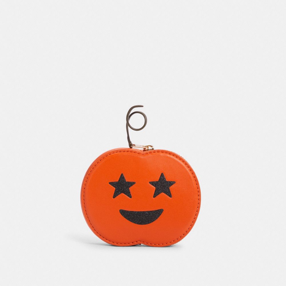 Jack O Lantern Coin Case - 4160 - GOLD/BRIGHT GINGER MULTI