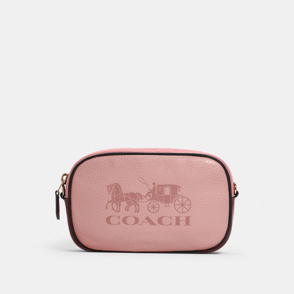 JES CONVERTIBLE BELT BAG IN COLORBLOCK WITH HORSE AND CARRIAGE - 4162 - IM/ROSE MULTI
