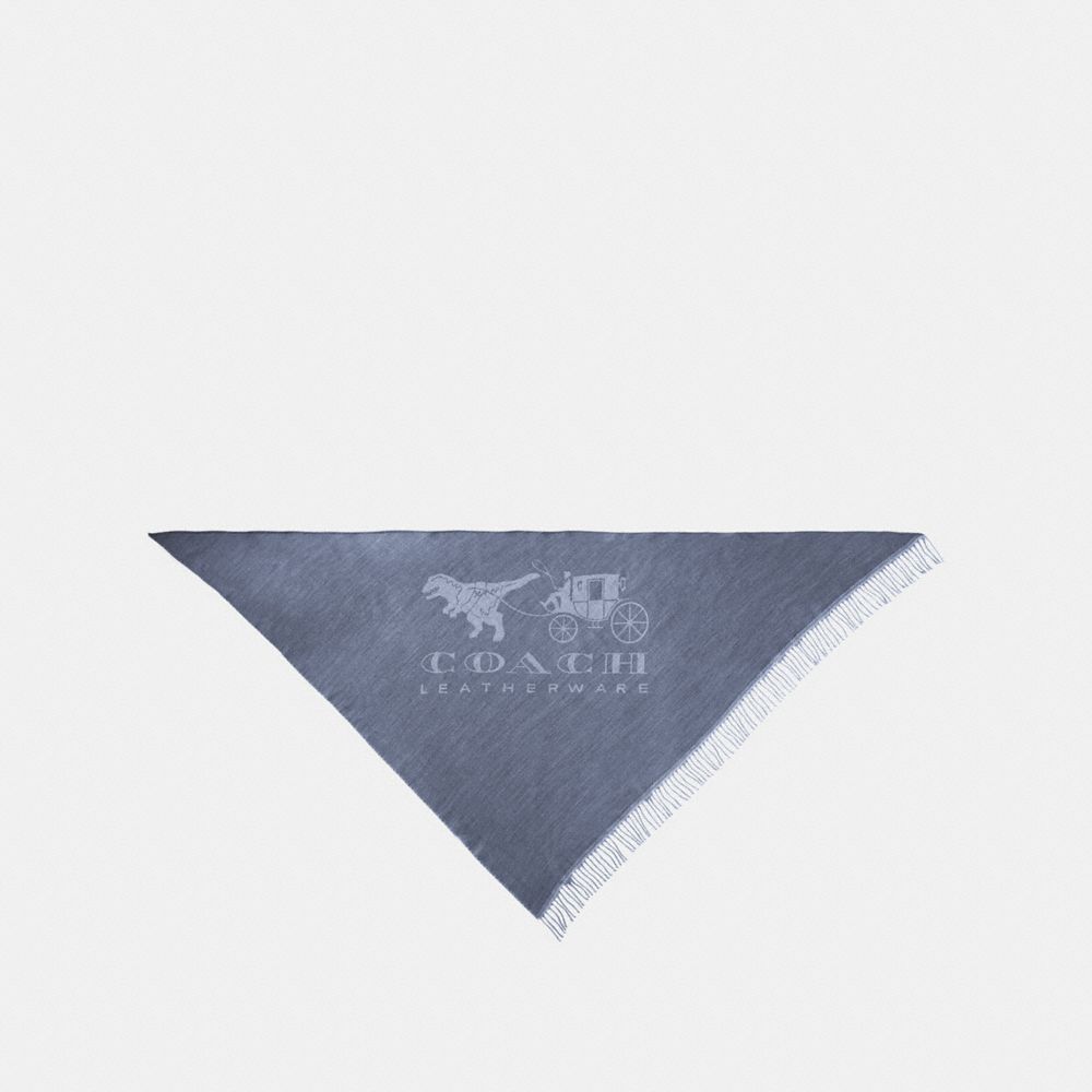 REXY AND CARRIAGE OVERSIZED TRIANGLE - 41880 - DENIM/LIGHT GREY
