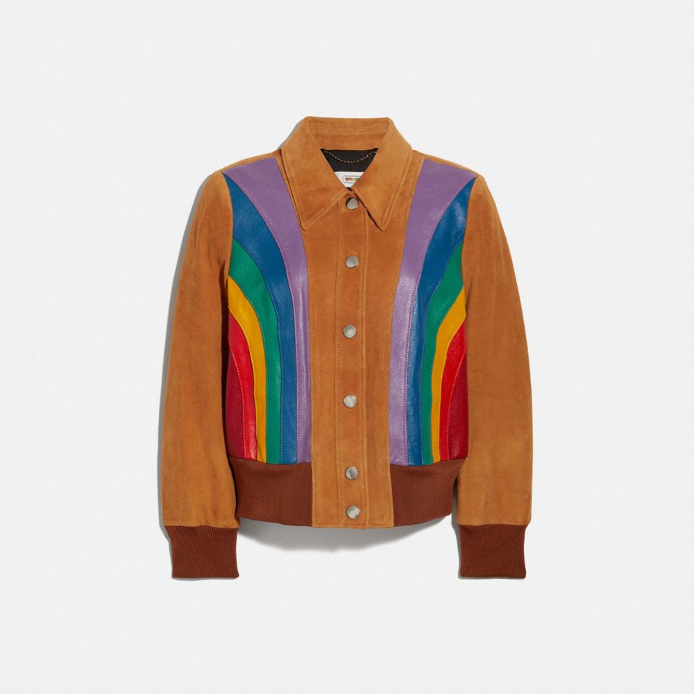 RAINBOW BLOUSON JACKET - CANYON - COACH 4240