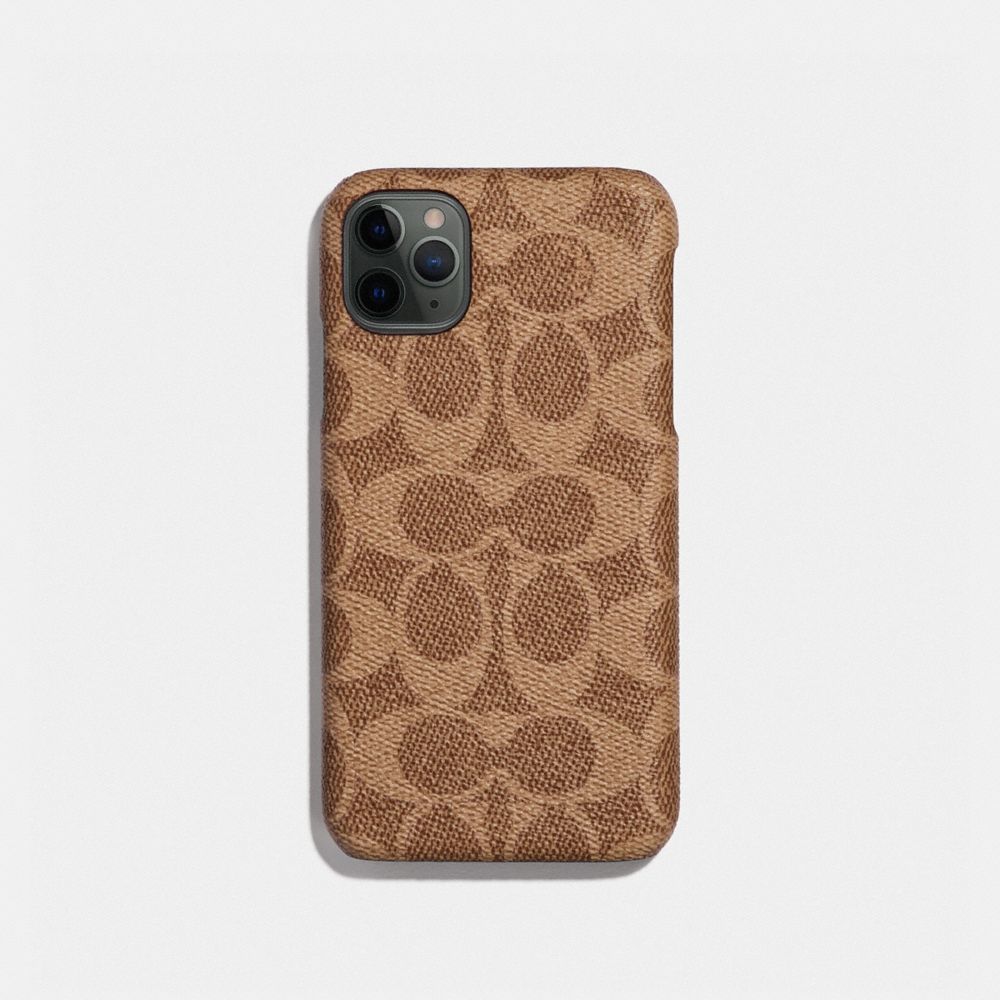 COACH 4272 - Iphone 11 Pro Case In Signature Canvas TAN