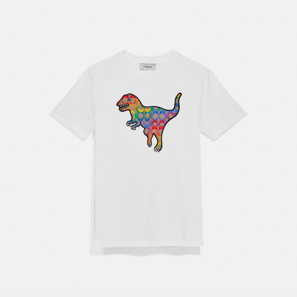 COACH 4329 RAINBOW SIGNATURE REXY T-SHIRT MULTI