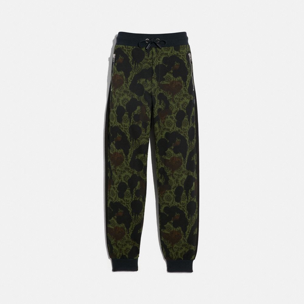 TRACK PANTS - WILD BEAST FLORAL - COACH 43436