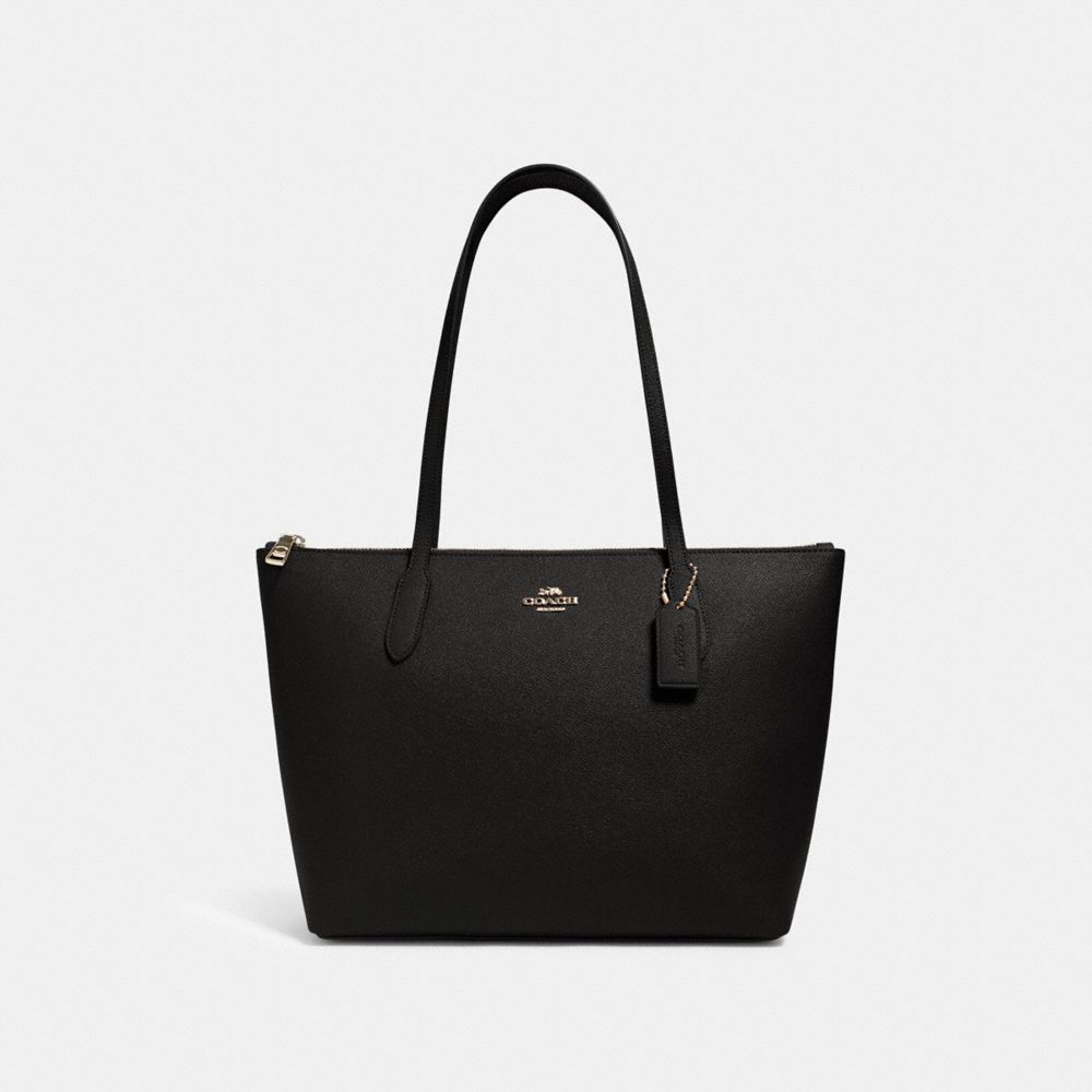 ZIP TOP TOTE - 4454 - IM/BLACK