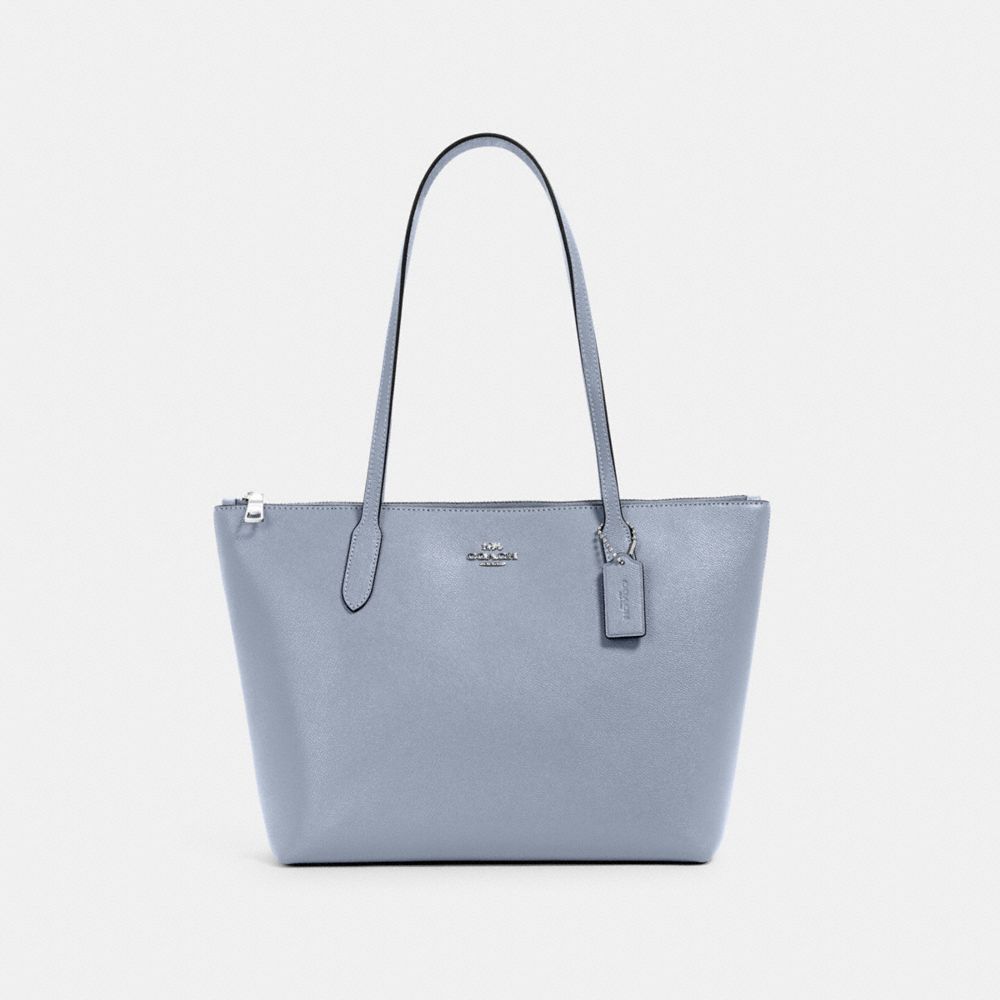 COACH ZIP TOP TOTE - SV/TWILIGHT - 4454