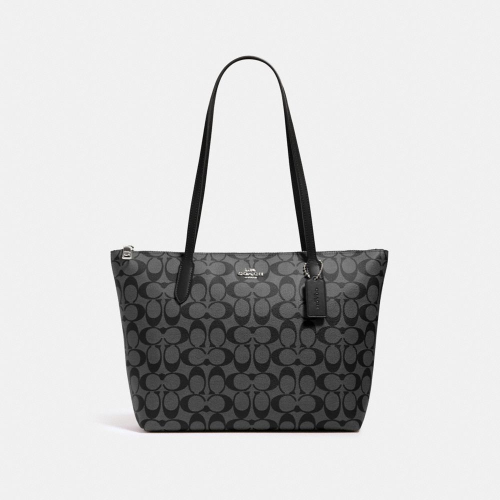 COACH 4455 ON SALE $109 - ZIP TOP TOTE IN SIGNATURE CANVAS BAGS - WWW ...