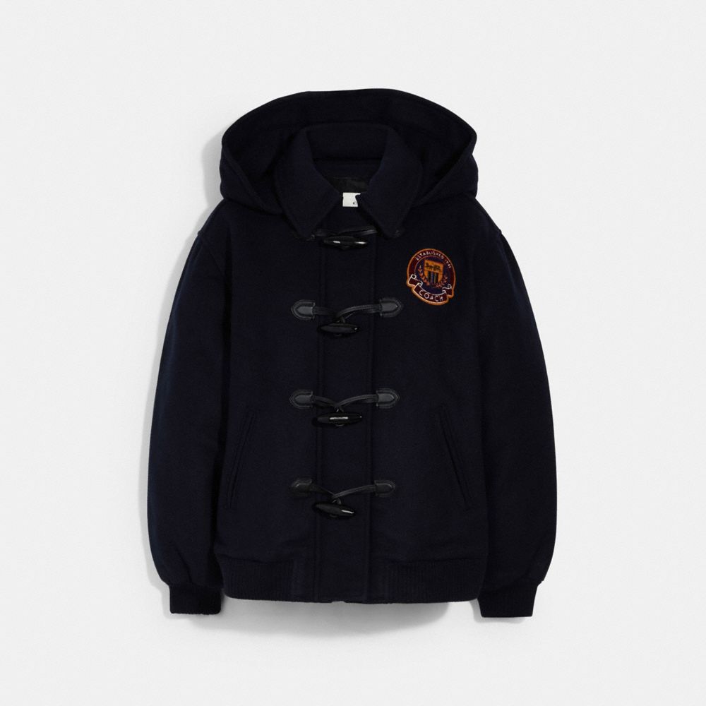 COACH 4571 Shrunken Duffle Jacket NAVY