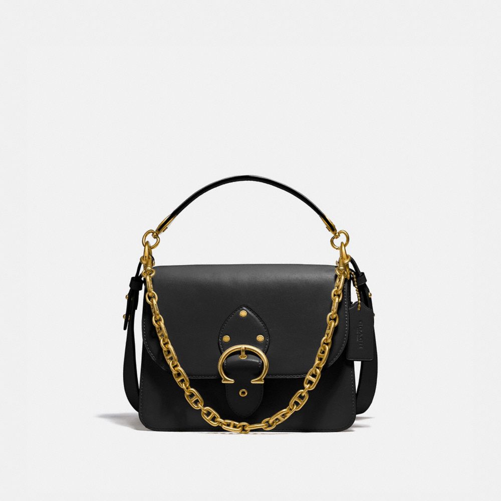 COACH Beat Shoulder Bag - BRASS/BLACK - 4597