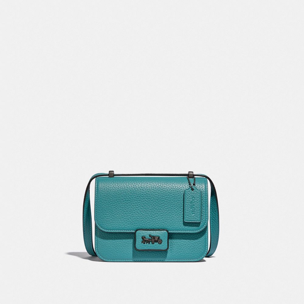 COACH Alie Shoulder Bag 18 - PEWTER/RETRO TEAL - 4617