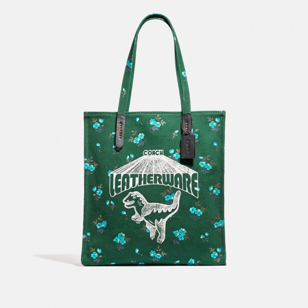 TOTE WITH REXY - V5/GREEN - COACH 47550
