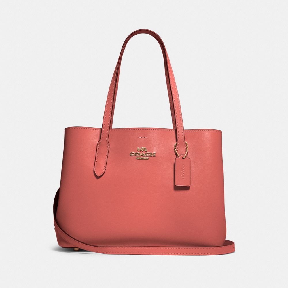 AVENUE CARRYALL - IM/BRIGHT CORAL WINE - COACH 48733