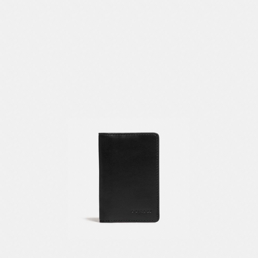 COACH CARD WALLET - BLACK - 5008