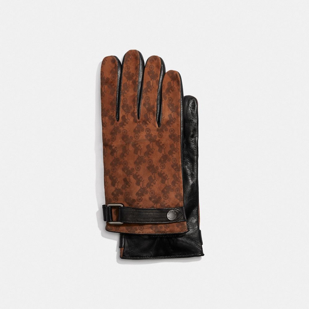 Horse And Carriage Tech Napa Gloves - 5044 - SADDLE