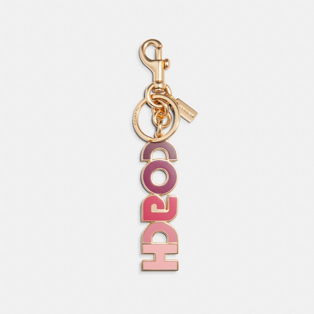 COACH BAG CHARM - 5133 - IM/PINK MULTI