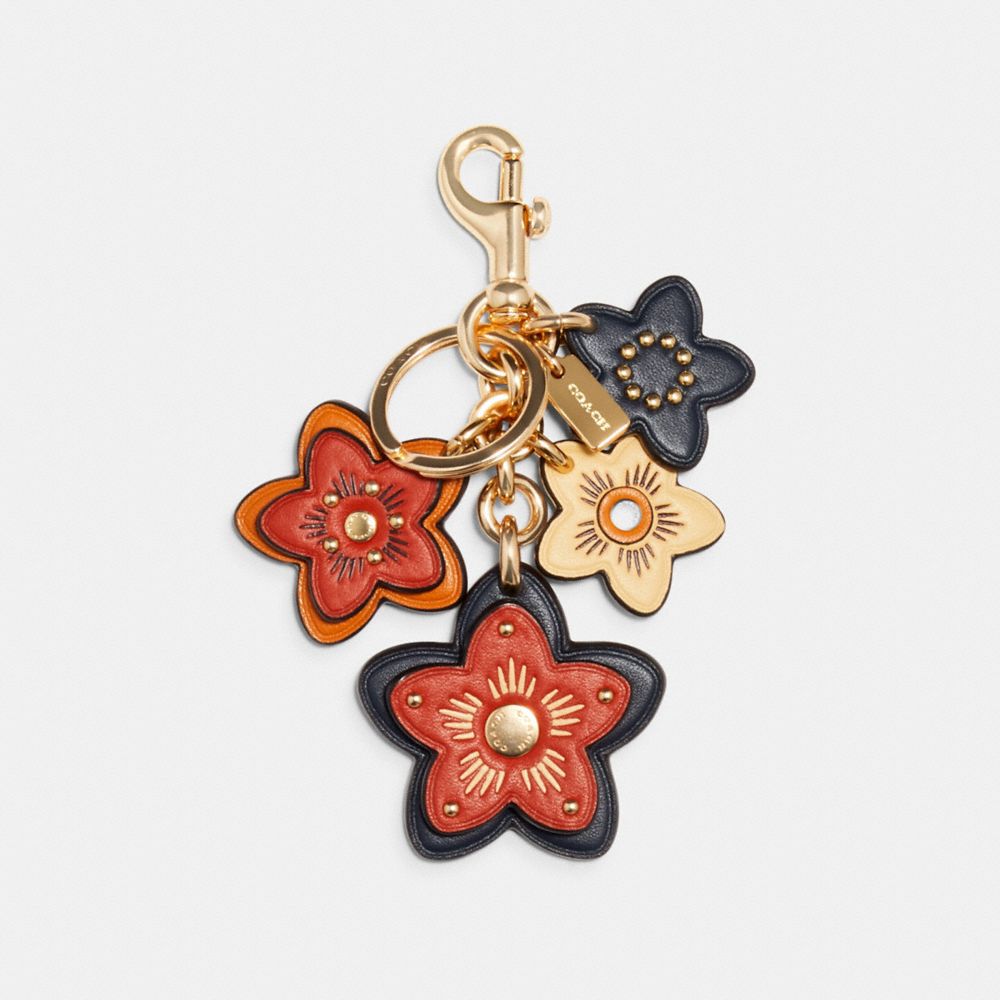 COACH 5136 - WILDFLOWER MIX BAG CHARM IM/BRIGHT GINGER MULTI