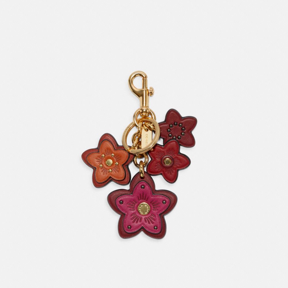 COACH 5136 WILDFLOWER MIX BAG CHARM IM/BRIGHT VIOLET MULTI