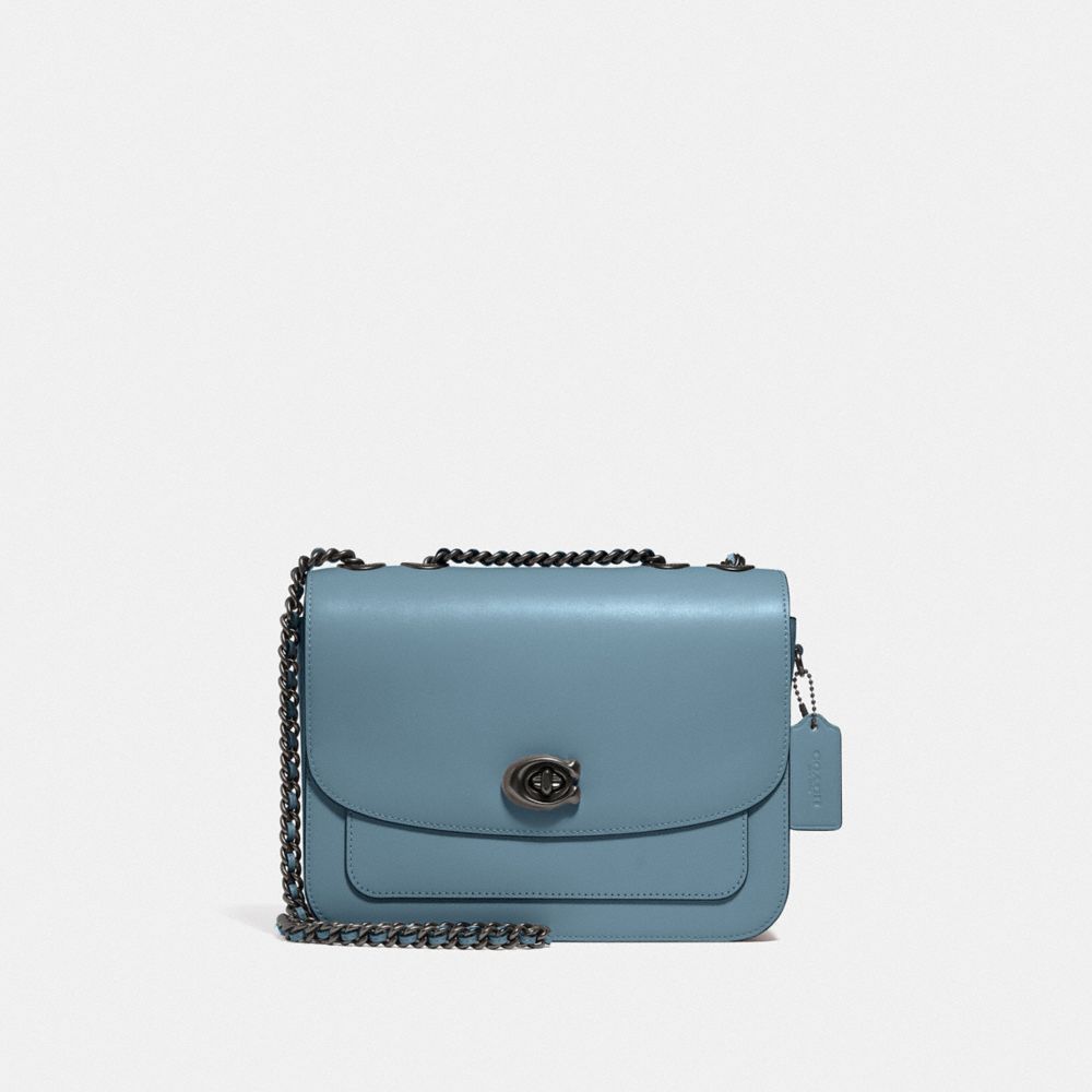 Madison Shoulder Bag - PEWTER/AZURE - COACH 5211