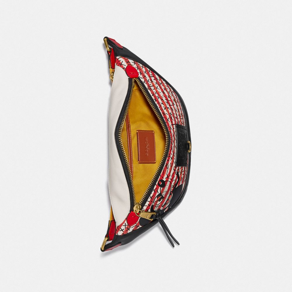 DISNEY MICKEY MOUSE X KEITH HARING RIVINGTON BELT BAG