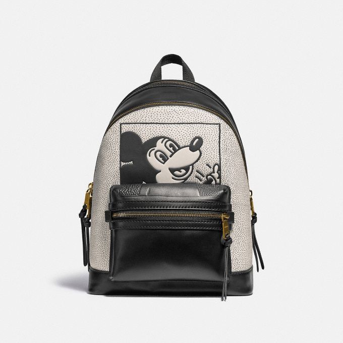 Coach Official Site Official Page Disney Mickey Mouse X Keith Haring Academy Backpack