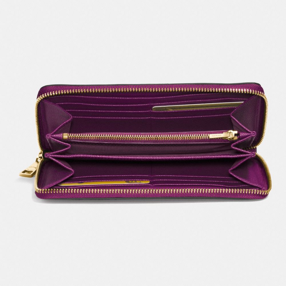 COACH Official Site Official page|ACCORDION ZIP WALLET IN CROSSGRAIN ...