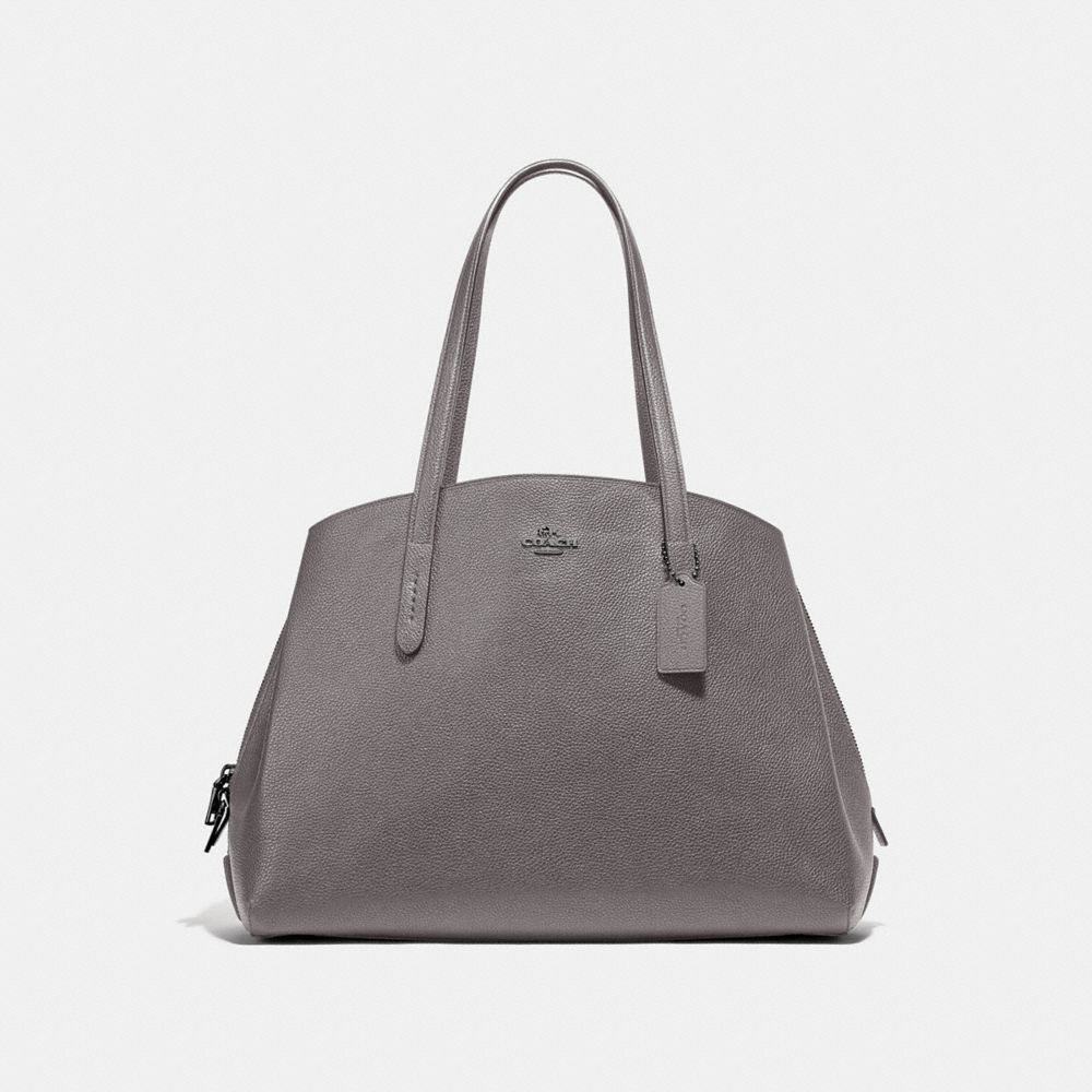 CHARLIE CARRYALL 40 - HEATHER GREY/GUNMETAL - COACH 52547