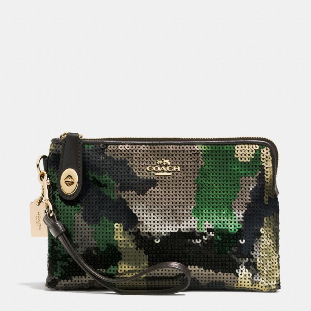 coach sequin wristlet