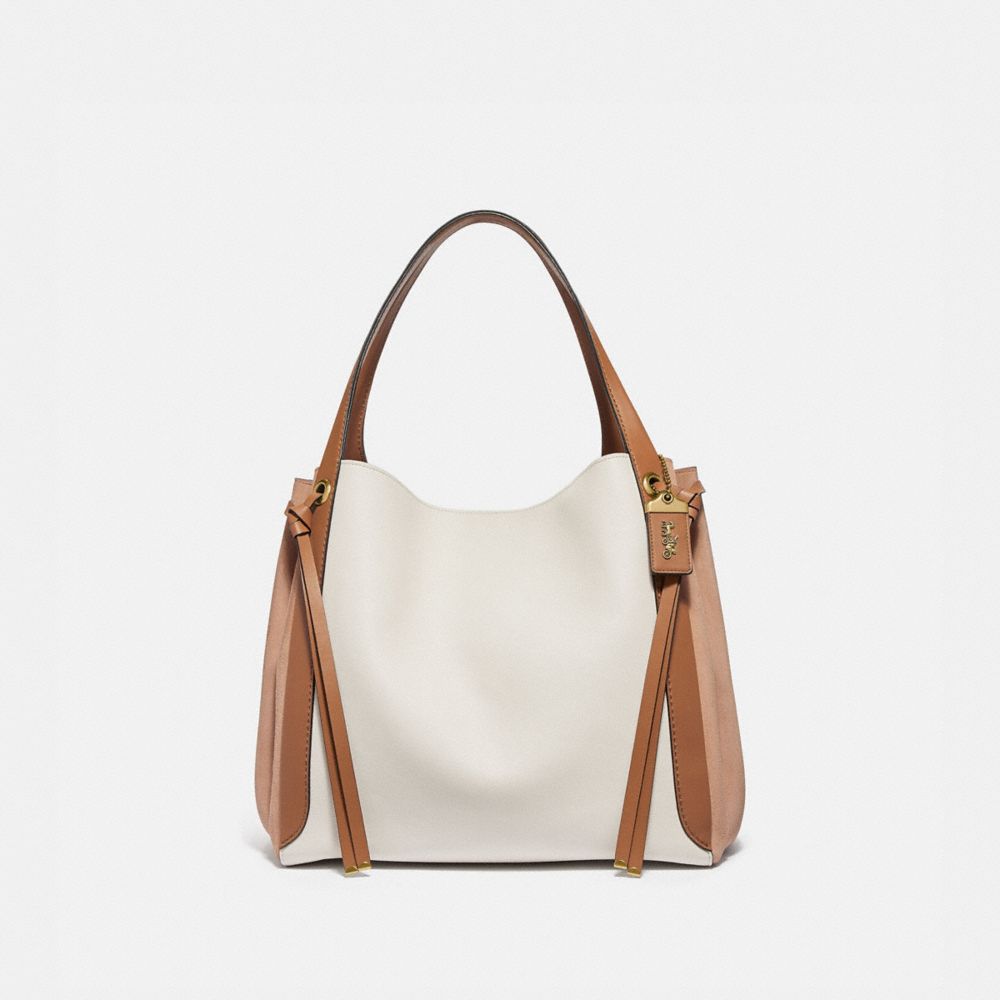 COACH 53396 Harmony Hobo 33 In Colorblock B4/CHALK