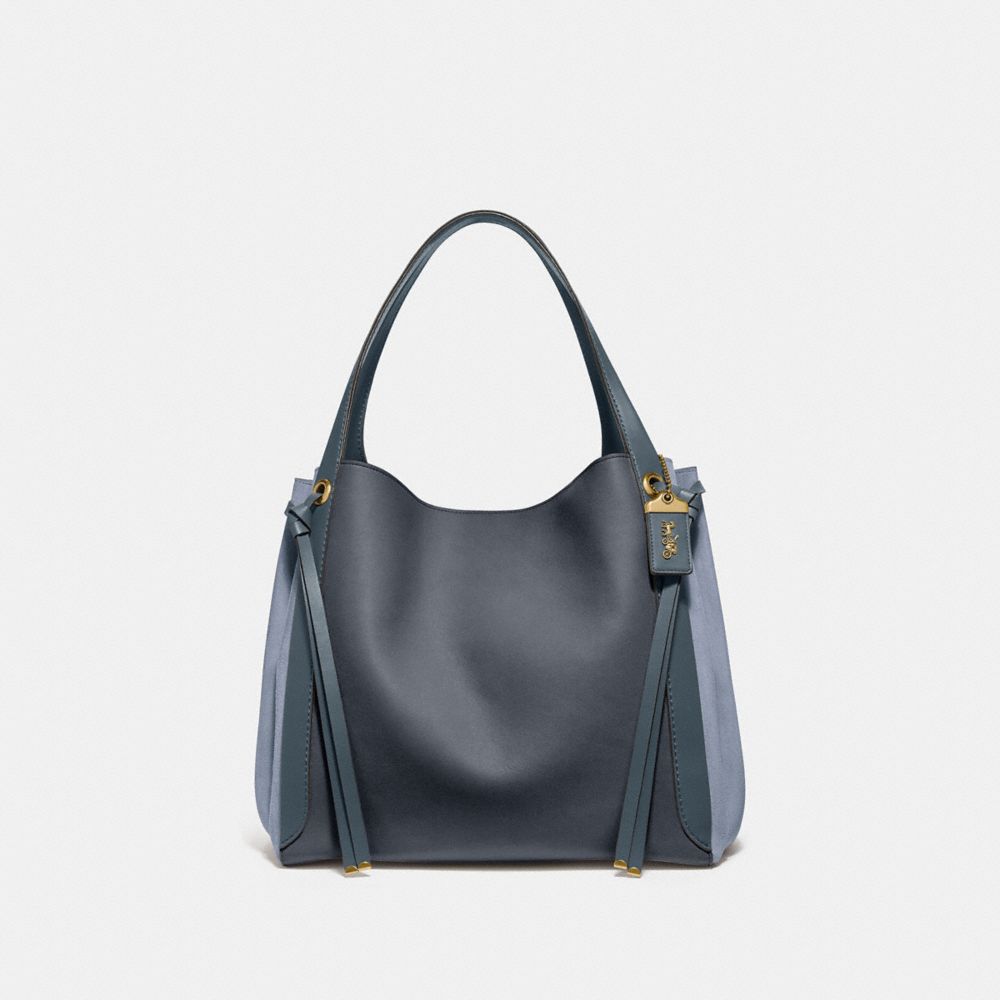 COACH 53396 HARMONY HOBO 33 IN COLORBLOCK V5/MIDNIGHT NAVY