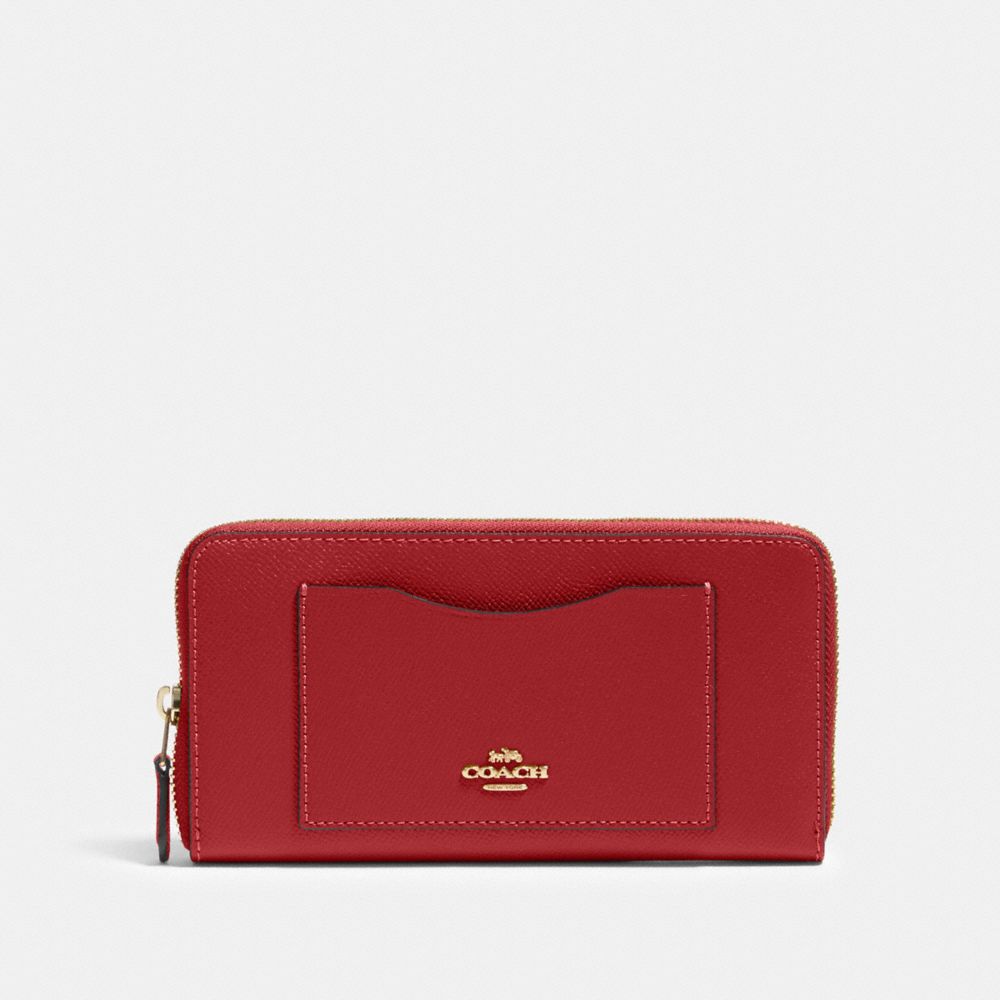 COACH 54007 ACCORDION ZIP WALLET IM/1941-RED