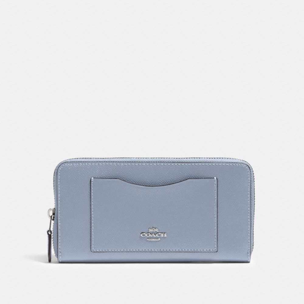 COACH ACCORDION ZIP WALLET - SV/MIST - 54007