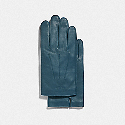COACH 54182 Leather Gloves DENIM