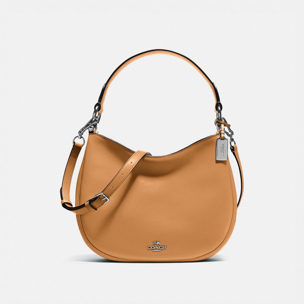 COACH MAE CROSSBODY - SILVER/LIGHT SADDLE - 54446