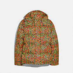 DISNEY MICKEY MOUSE X KEITH HARING PUFFER - YELLOW MULTICOLOR - COACH 5472