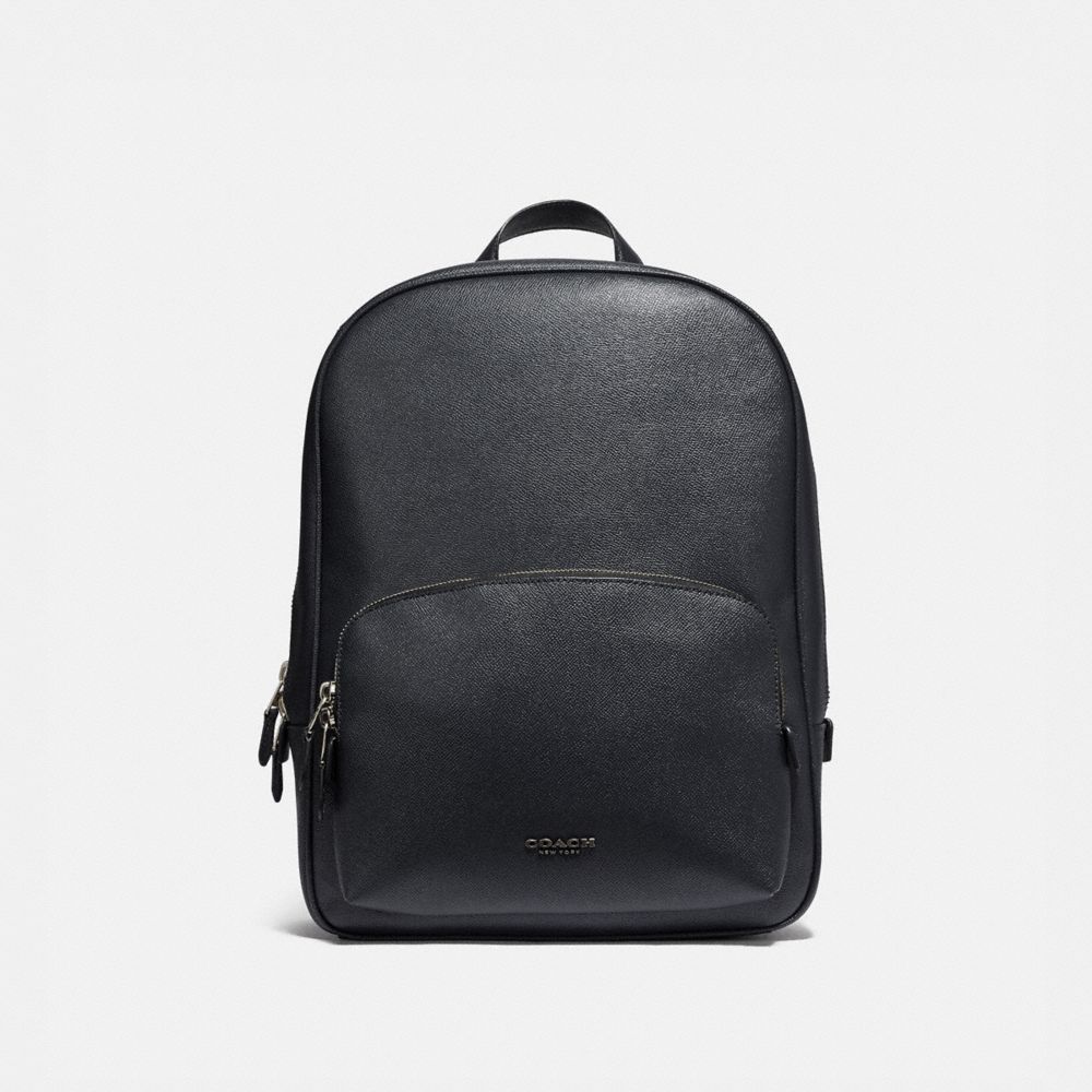 KENNEDY BACKPACK - MIDNIGHT NAVY/SILVER - COACH 54857