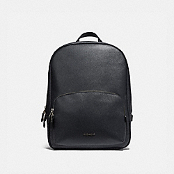 KENNEDY BACKPACK - MIDNIGHT NAVY/SILVER - COACH 54857