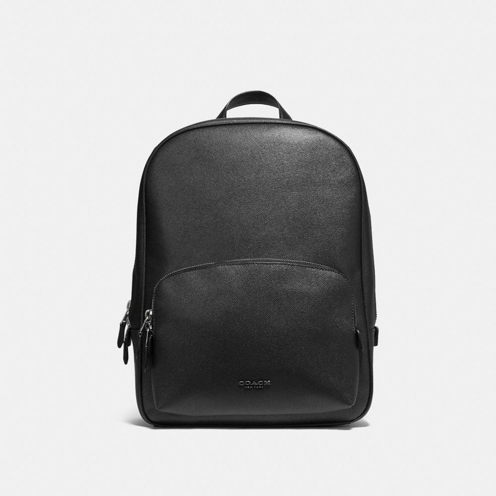 COACH 54857 Kennedy Backpack BLACK/SILVER