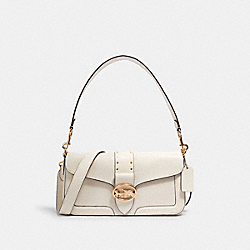 GEORGIE SHOULDER BAG WITH RIVETS - 5497 - IM/CHALK