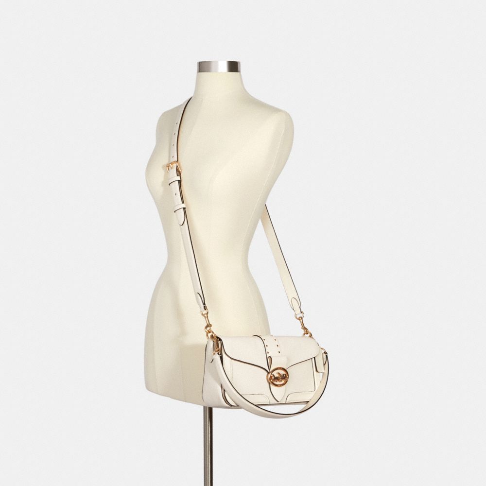 GEORGIE SHOULDER BAG WITH RIVETS