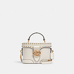 COACH 5506 Georgie Gem Crossbody With Rivets IM/CHALK