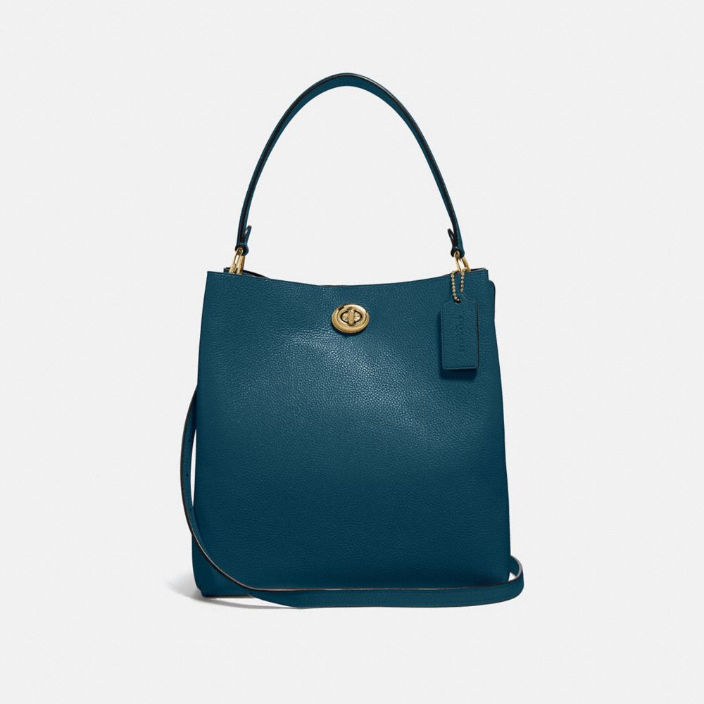 CHARLIE BUCKET BAG - 55200 - PEACOCK/GOLD