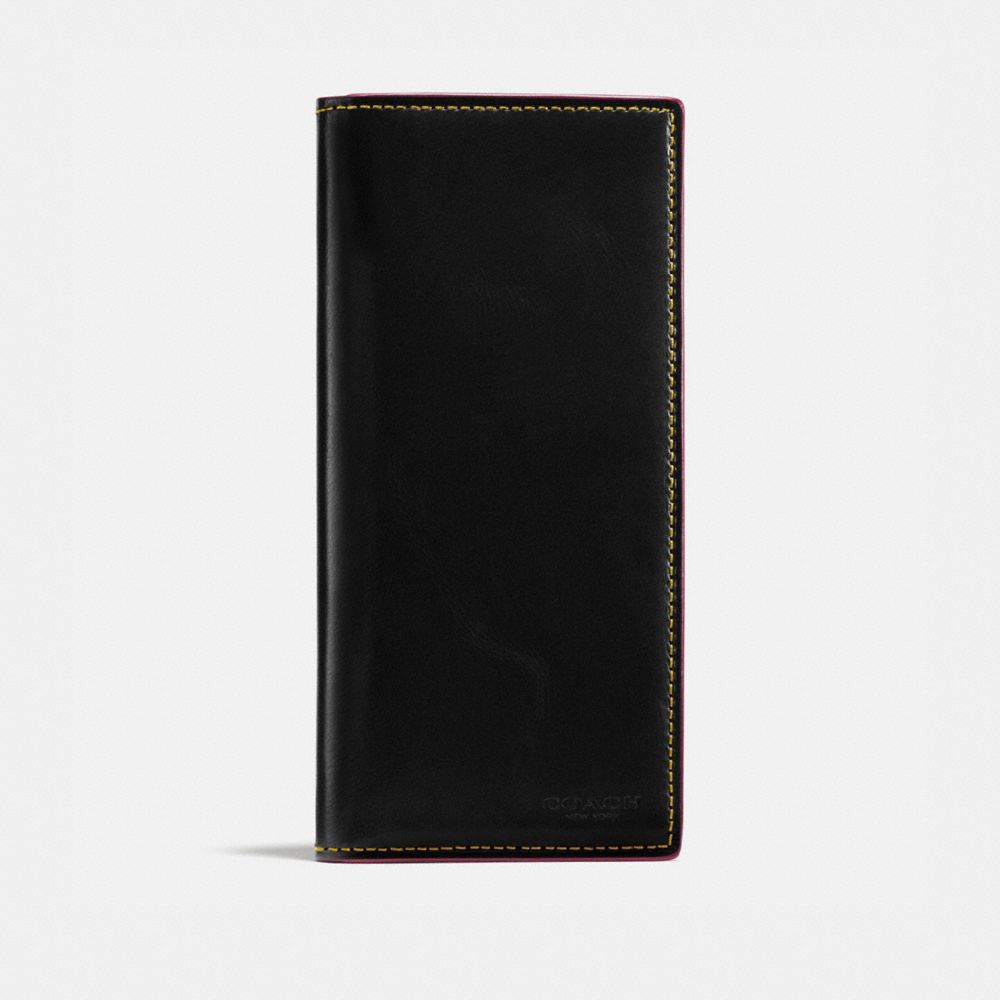 COACH 55249B Boxed Breast Pocket Wallet BLACK