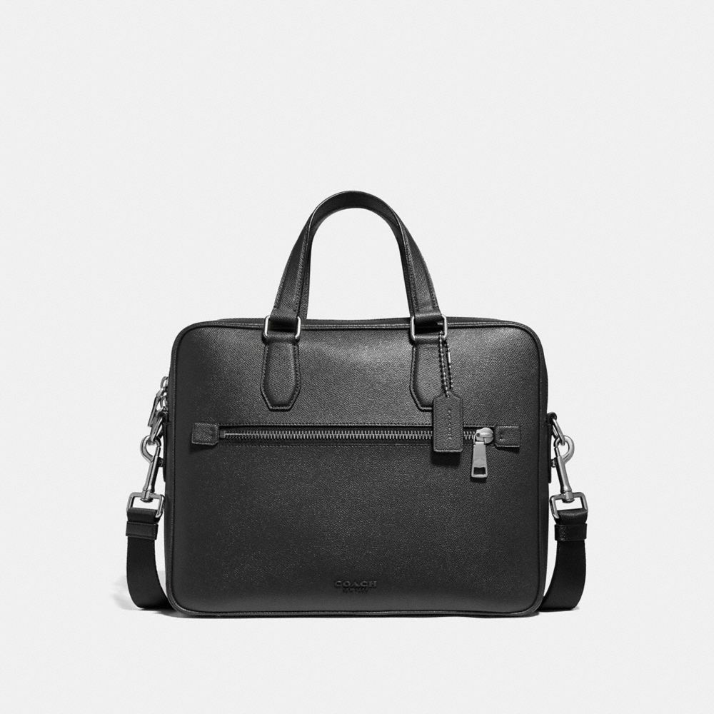 COACH 55567 - KENNEDY BRIEF BLACK/SILVER