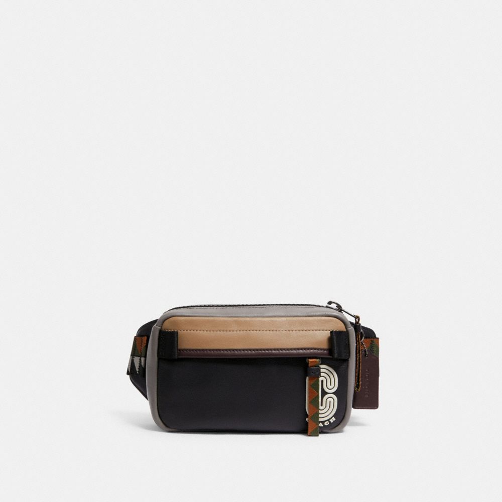 MINI EDGE BELT BAG - QB/BLACK MULTI - COACH 5615