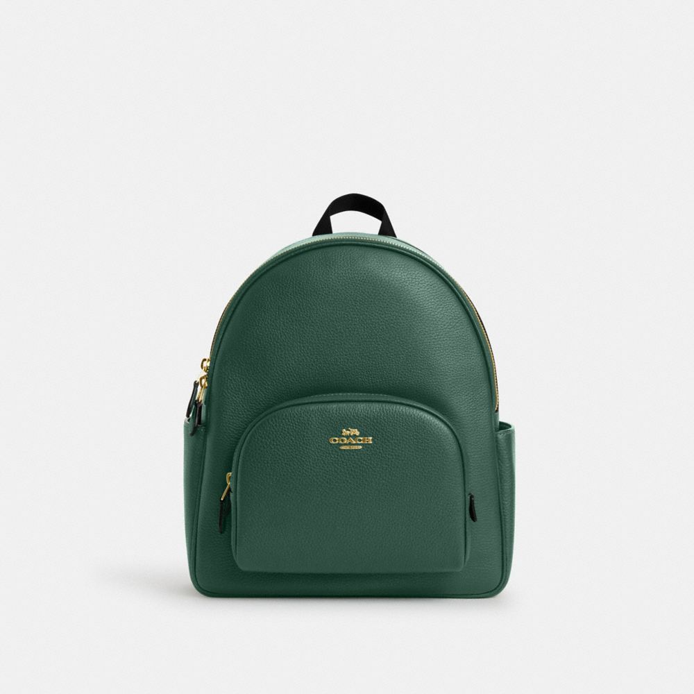 COACH 5666 Court Backpack Im/Dark Pine