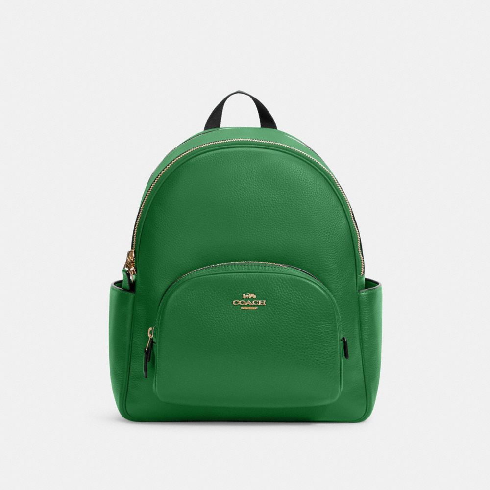 Court Backpack - 5666 - Gold/KELLY GREEN