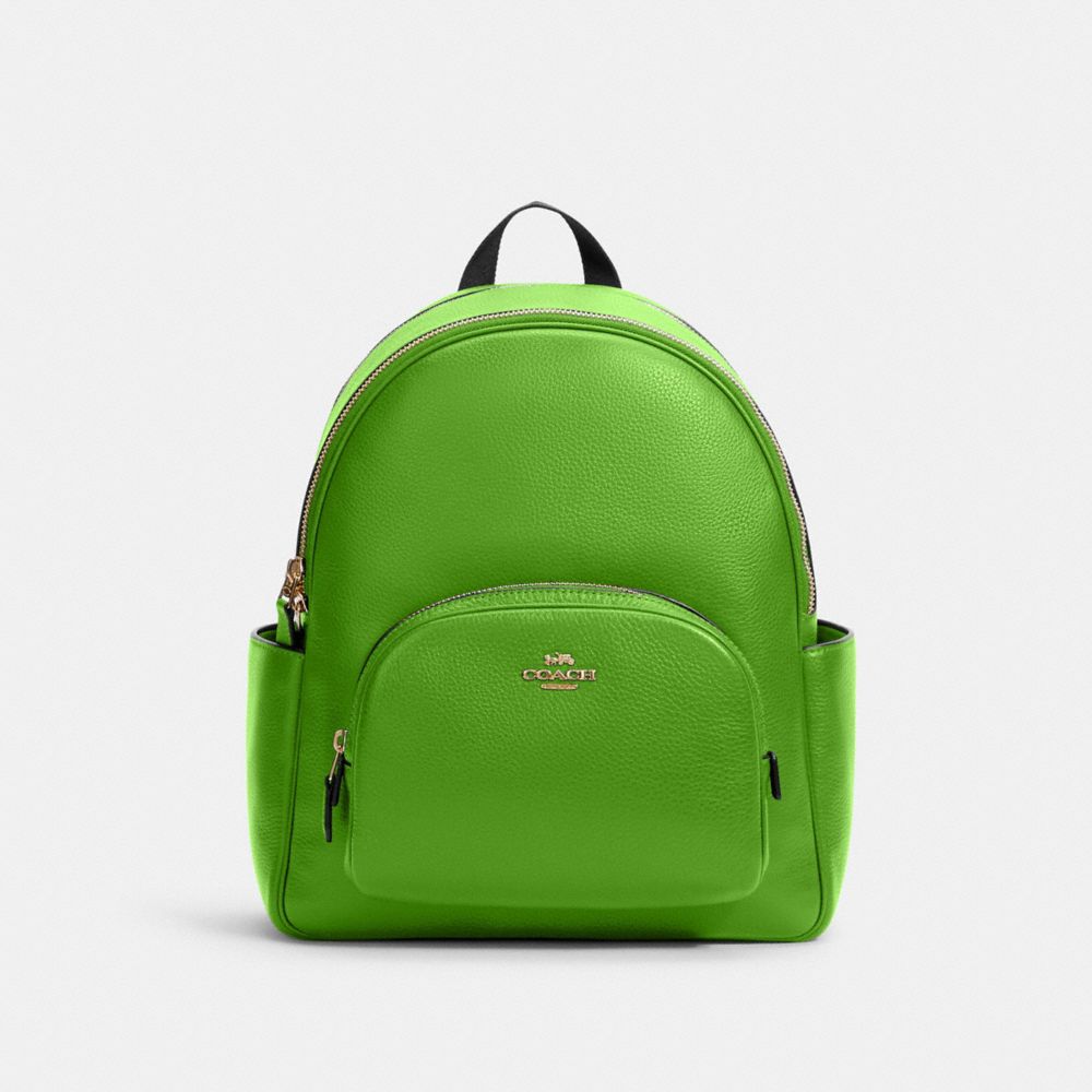 COACH 5666 - Court Backpack IM/NEON GREEN