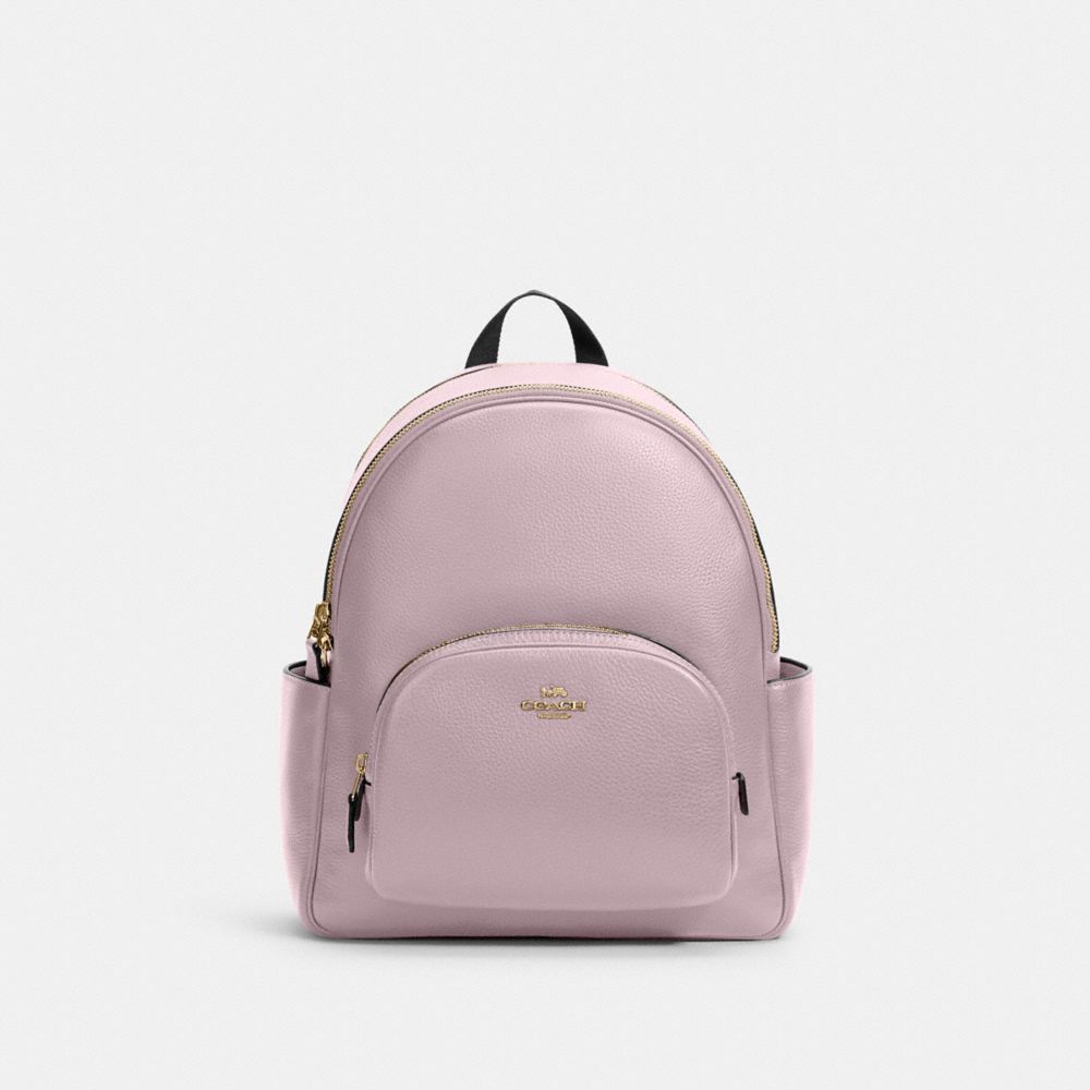 COACH 5666 Court Backpack GOLD/PINK